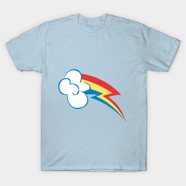 Rainbow Dash Mark T-Shirt by mia_music